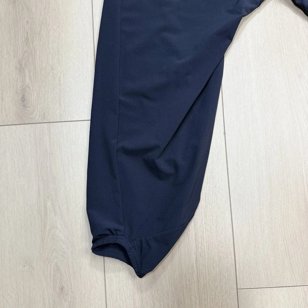 Adidas ZNE Tapered Track Pants Men's M Black Nylon Blend Zip‎ Pockets Athletic